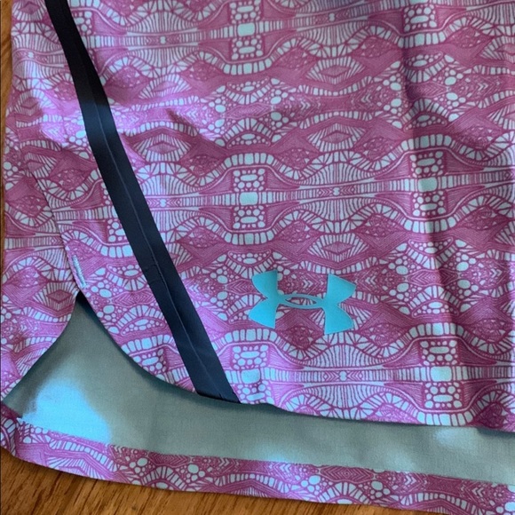 Under Armour shorts Heat Gear light purple and light blue - Picture 3 of 6